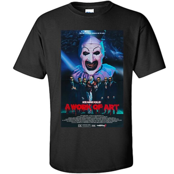 Ice Nine Kills T Shirt A Work of Art Terrifier Shirt S-XXXL - Picture 1 of 5